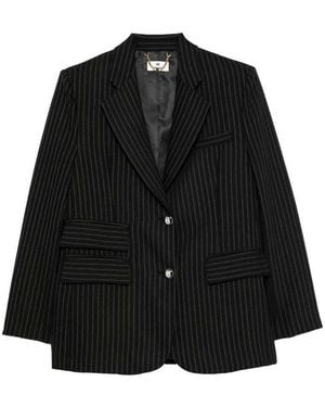 Elisabetta Franchi Blazer With Front Pockets - Black