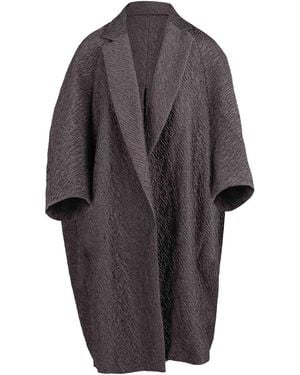 Max Mara Langer Mantel - Grau