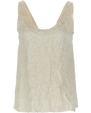 Lanvin Splitted Tank Top - Natural