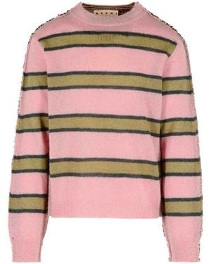 Marni Mohair Blend Jumper - Pink