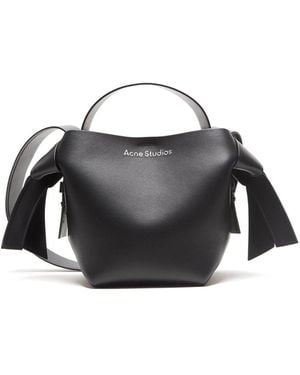 Acne Studios Musubi Mini Leather Shoulder Bag - Black