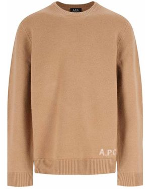 A.P.C. Merino Wool Jumper - Natural
