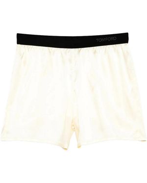 Tom Ford Elasticated Waist Shorts - White