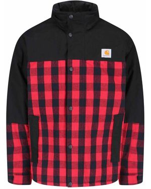 Junya Watanabe X Carhartt Wip Checked Technical Jacket - Red