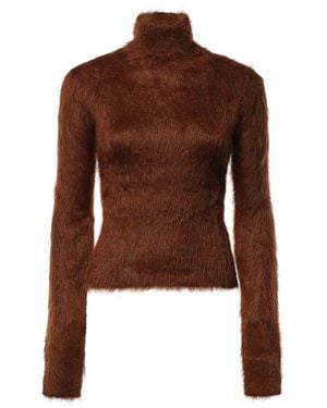 Dondup Wool Turtleneck Sweater - Brown