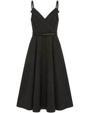 Nissa Day Dress - Black