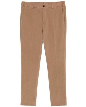 Berwich Morello Elax Slim-Fit Pants - Natural