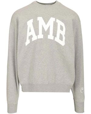 Ambush Long-Sleeve Relaxed Fit Sweatshirt - Grey