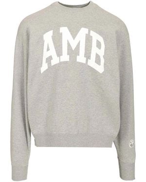 Ambush Long-Sleeve Relaxed Fit Sweatshirt - Grey