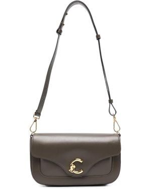 Coccinelle Borsa Tote Scuro - Bianco