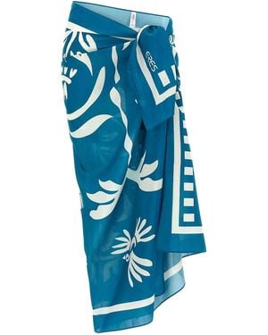 Eres Mandapa Sarong Skirt - Blue