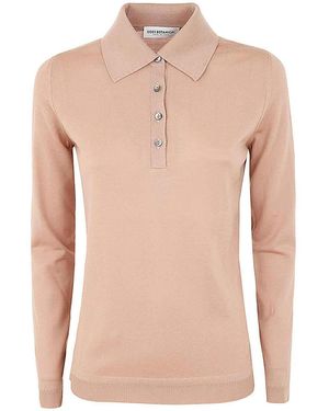 GOES BOTANICAL Long Sleeves Polo - Pink