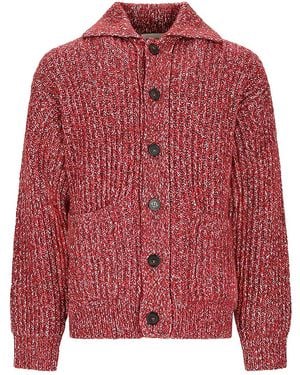 ATOMOFACTORY Camicia Cinglese Mouline - Rosso