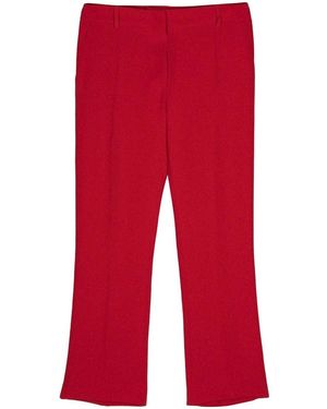 Valentino Silk Trousers - Red