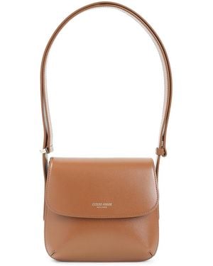 Giorgio Armani La Prima Small Shoulder Bag - White