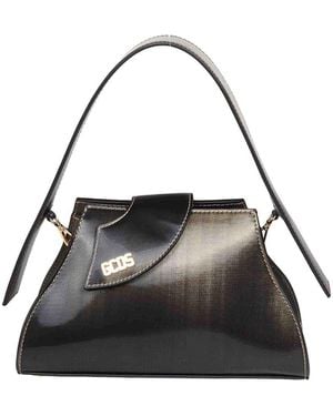 Gcds Comma Small Holographic Bag - Black