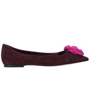 Roger Vivier Rose Vivier Ballet Flats - Red