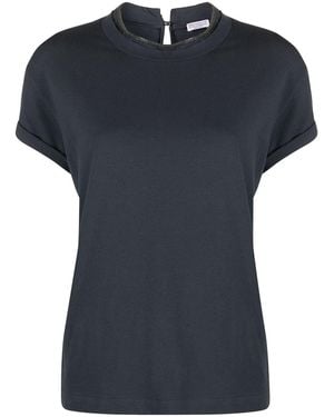 Brunello Cucinelli Crew-Neck T-Shirt - Black