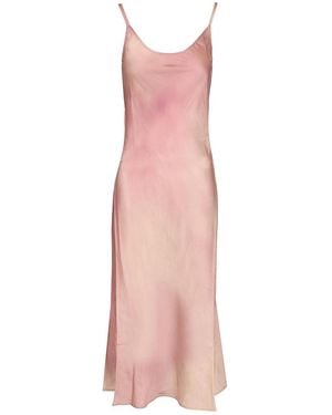Acne Studios Satin Slip Dress - Pink
