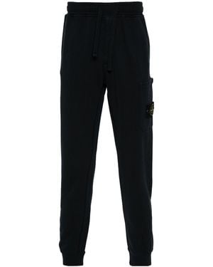 Stone Island Cotton Sports Sweatpants - Black