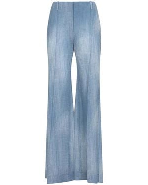 Ermanno Scervino Polyester Pants - Blue