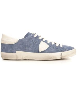 Philippe Model Suede Trainers - Blue