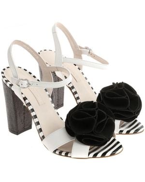 Lulu Guinness Celeste Sandals - Natural