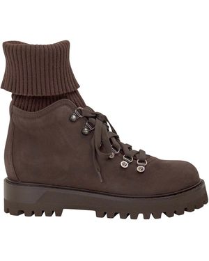 Le Silla Ankle Boots - Brown
