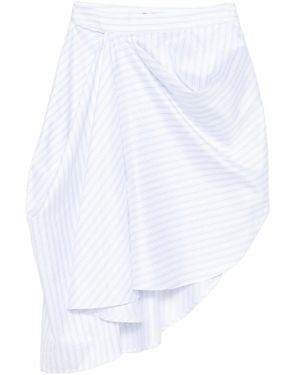 JW Anderson Asymmetric Draped Skirt - White