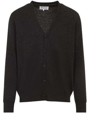 Maison Margiela Wool Cardigan - Black