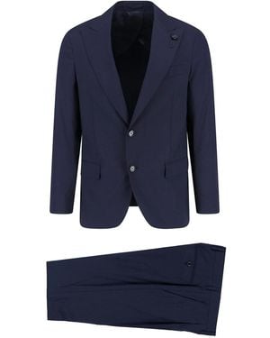 Lardini Single-Breasted Suit - Blue