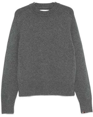 Extreme Cashmere Pull Col Rond - Gris