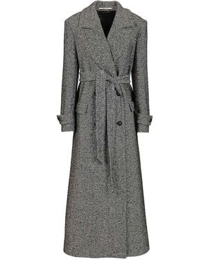 Tagliatore Double-Breasted Coat Julia - Gray