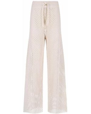 Golden Goose Knitted Trousers - White