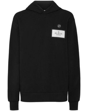 Philipp Plein Long Sleeve Hoodie - Black