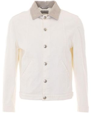 Brunello Cucinelli Denim Jacket - White