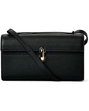 SAVETTE Symmetry Leather Bag - Black