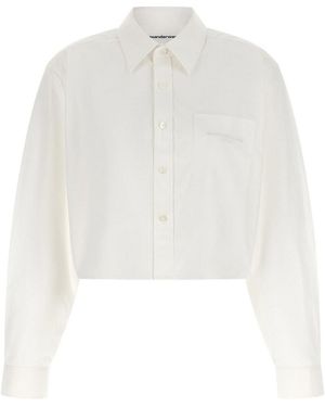 Alexander Wang Cropped Shirt - White