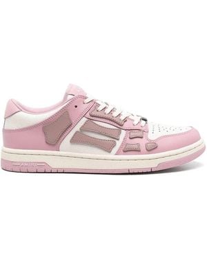 Amiri Skel Top Low Trainers - Pink