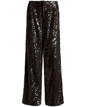 Alberta Ferretti Wide-Leg Pants - Black