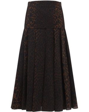 Balenciaga Godet Skirt - Black