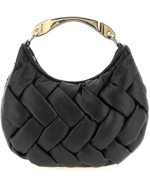 Twinset Weaved Handbag - Black