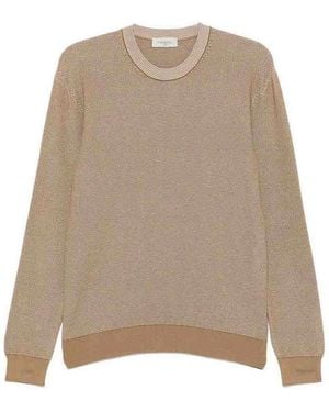 Piacenza 1733 Long Sleeve Crew-Neck Jumper - Natural