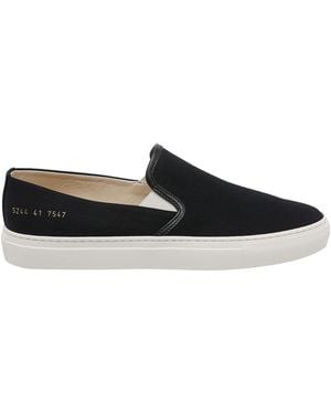 Common Projects Minimal Slip On Trainers - Black