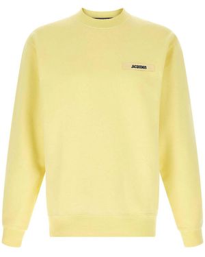 Jacquemus Le Sweatshirt Gros Grain Sweatshirt - Yellow