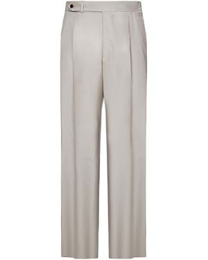 Franzese Collection Capri Model Trousers - Grey