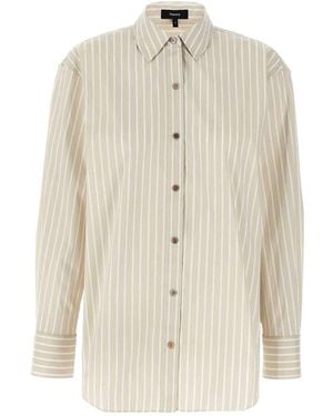 Theory Striped Shirt - White