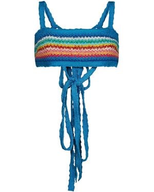 Alanui Bralette Over The - Blue