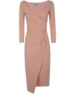 La Petite Robe Di Chiara Boni Amax Short Sleeves 30 Dress - Pink