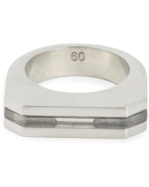 Rick Owens Crystal Hollywood Ring - White